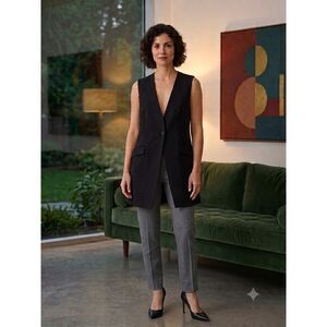 Refinity Black Maya Waistcoat, Size 14 (XS Plus) NWT